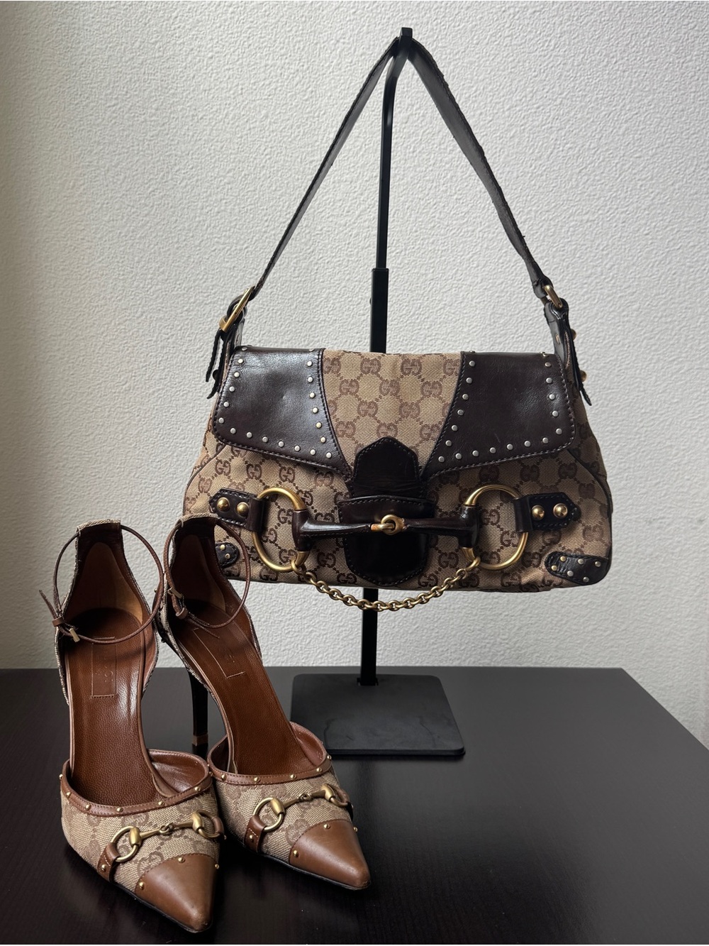 Vintage Gucci Set - Rare Tom Ford Era, Horsebit Bag & Pumps